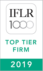 IFLR 1000 Top Tier 2019 Web